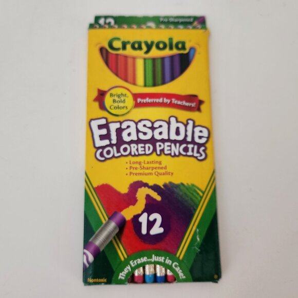 School Supplies Folder, Pencil Box, Wide-Ruled Paper, Colored Pencils *AS IS - Picture 9 of 15